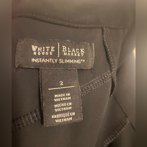 White House Black Market Slimming Black Dress - Picture 5 of 6